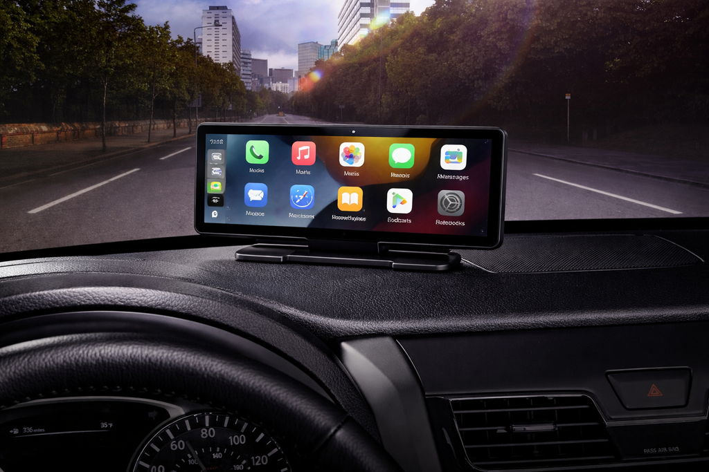 Navigație Auto  11 Inch CarPlay & Android Wireless – Touchscreen HD, MirrorLink, Plug & Play