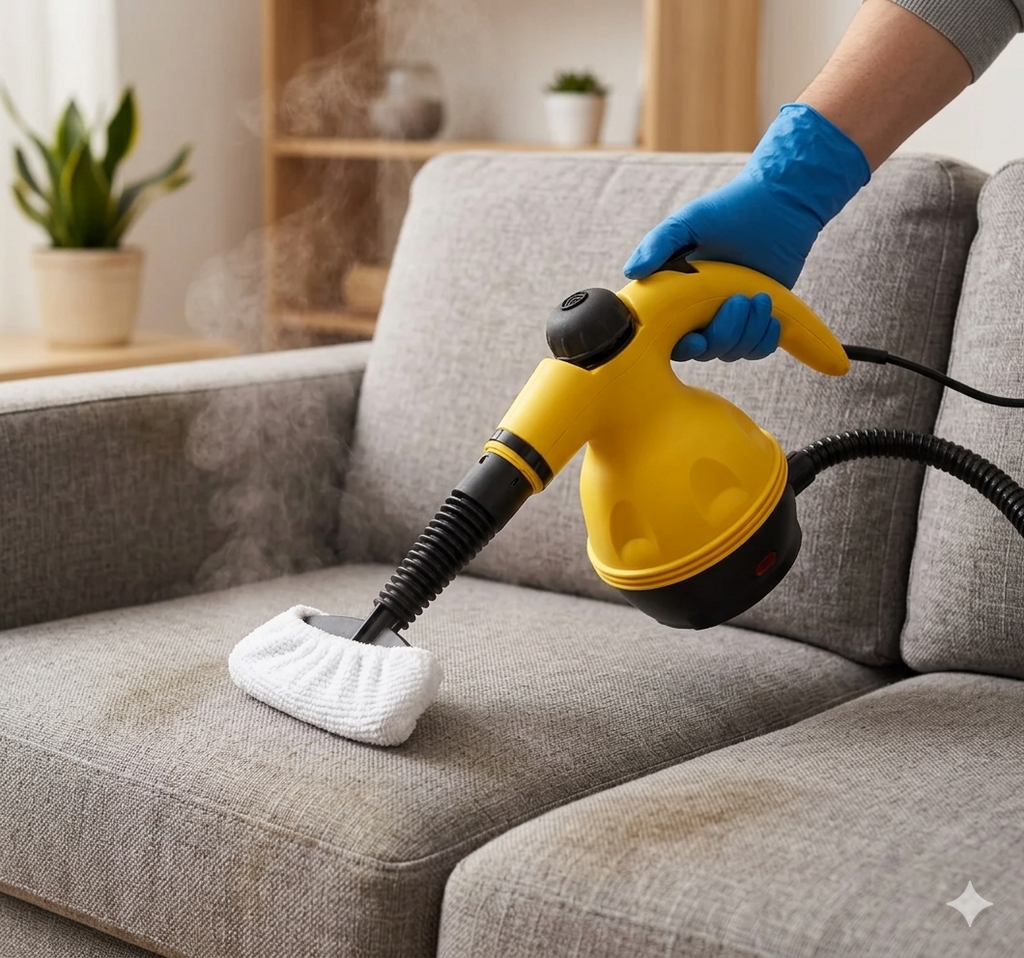 Kit Aparat de Curățare cu Abur 1200W/3 Bari, Igienizare 100% Fără Chimicale - Portabil și Rapid