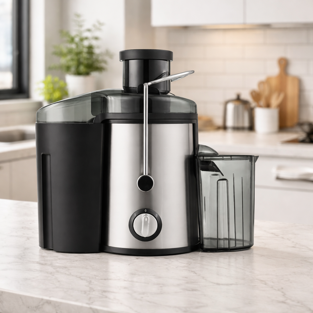 Storcător Electric Centrifugal de Fructe și Legume - 1400W si 2 Viteze, 600ml Suc