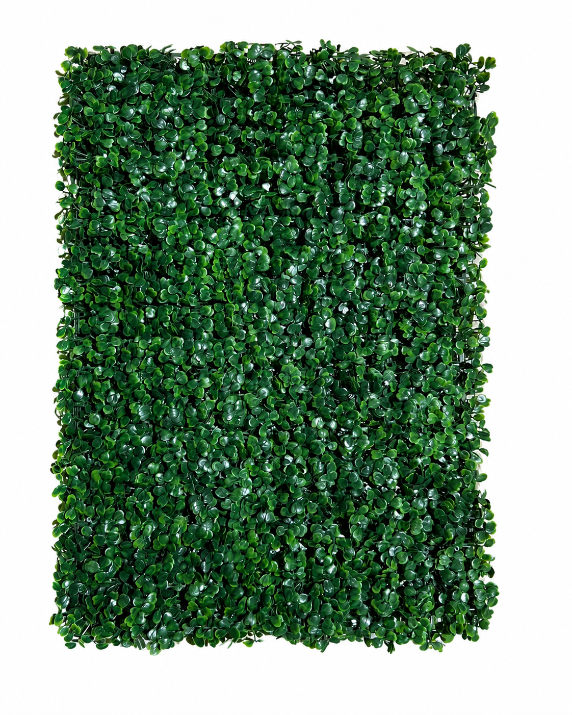 Panou gard decorativ cu frunze verzi artificiale, paravan verde pentru intimitate, 60 x 40 cm