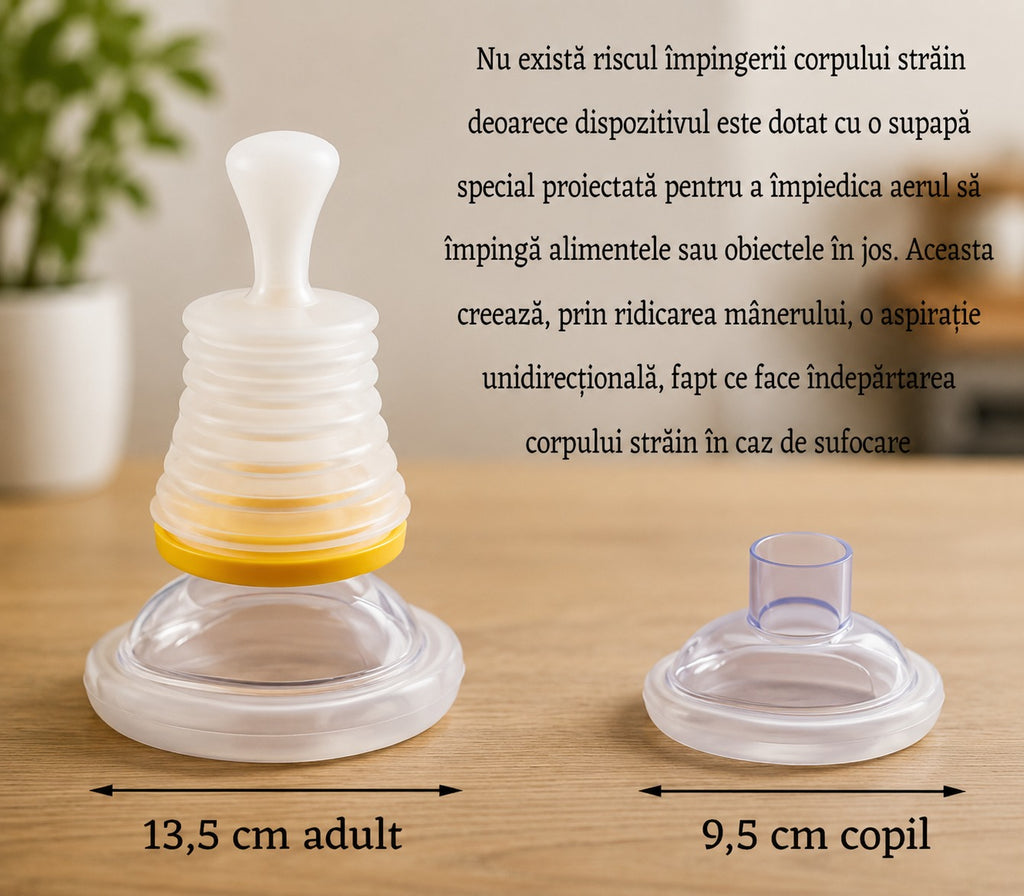 Dispozitiv LifeGuard Anti Sufocare – Eliberare Căi Respiratorii, 2 Măști, Husă Inclusa