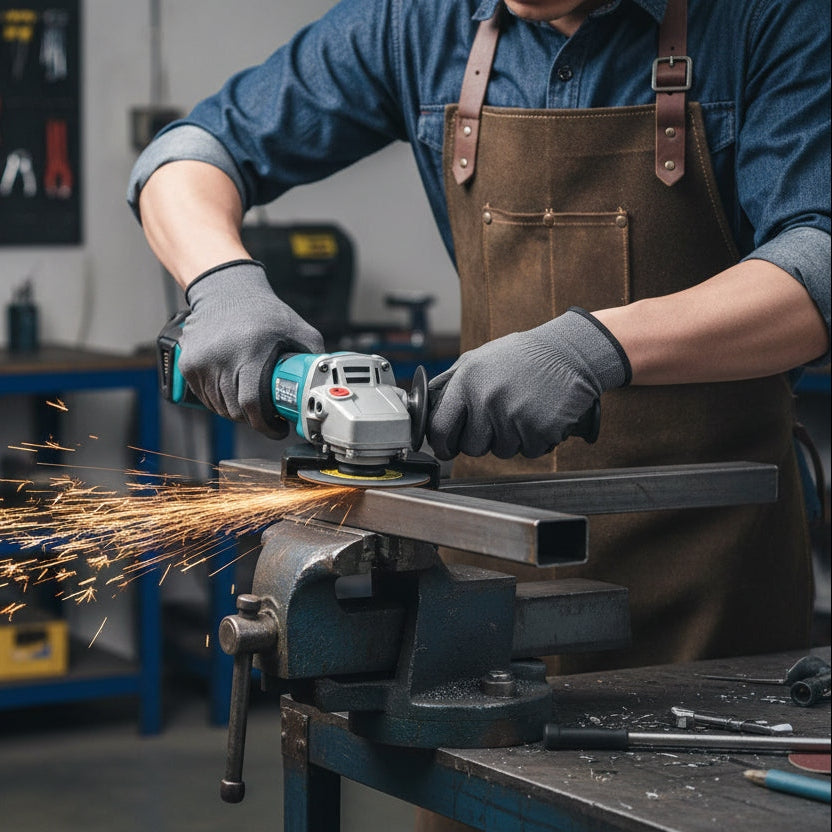 Flex Profesional Fără Fir 48V, Motor Brushless, 2 Acumulatori 5Ah, Discuri Tăiere & Polish Incluse, Cutie Transport