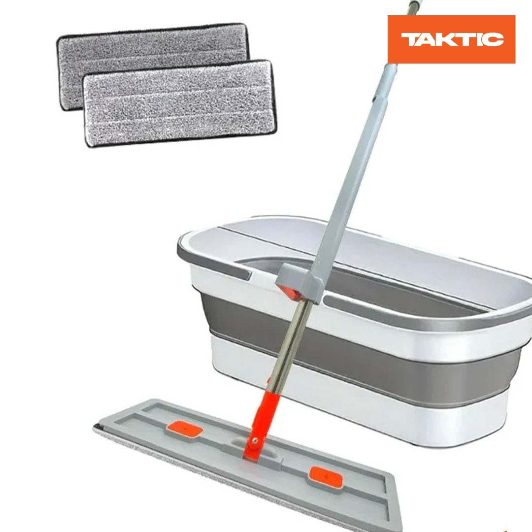 Mop cu autocurățare Zâna Casei Pliabil + Găleată de 10 L pliabilă