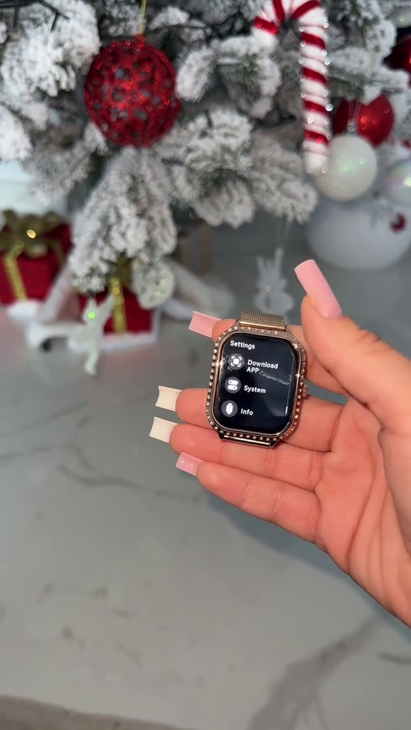 Smartwatch pentru Dama – Ecran FULL HD 1.75”, Monitorizare Sănătate, 130 Sporturi & Notificări